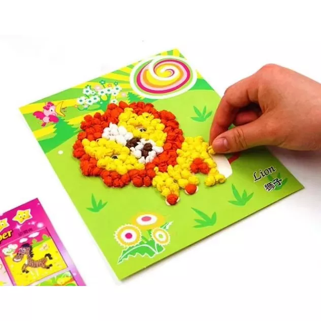 Juguete de arte de bandada de bricolaje