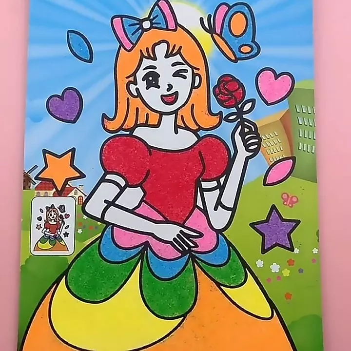 Juguete de arte de arena de bricolaje