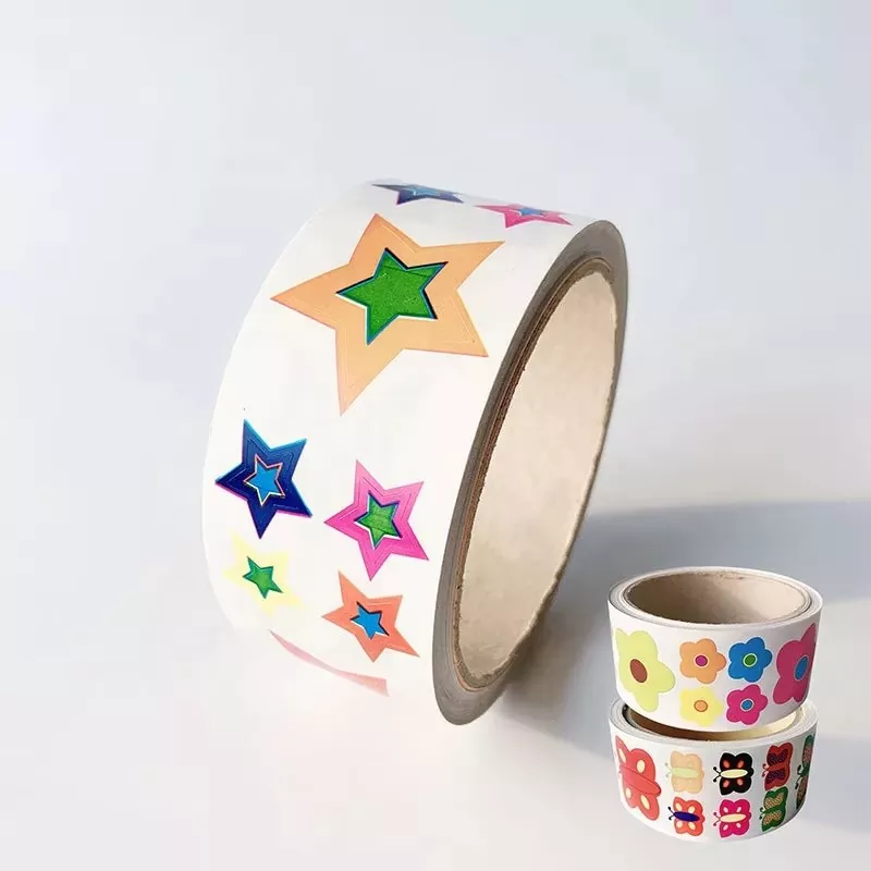 Etiqueta engomada del rollo de papel